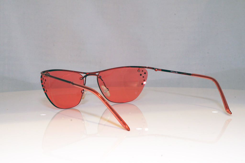DIOR Girls Diamante Designer Sunglasses Pink Cat Eye Baby Flash 912AW 17127