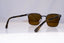 PRADA Mens Polarized Designer Sunglasses Brown Clubmaster SSPR 61S U6C-5Y1 17985