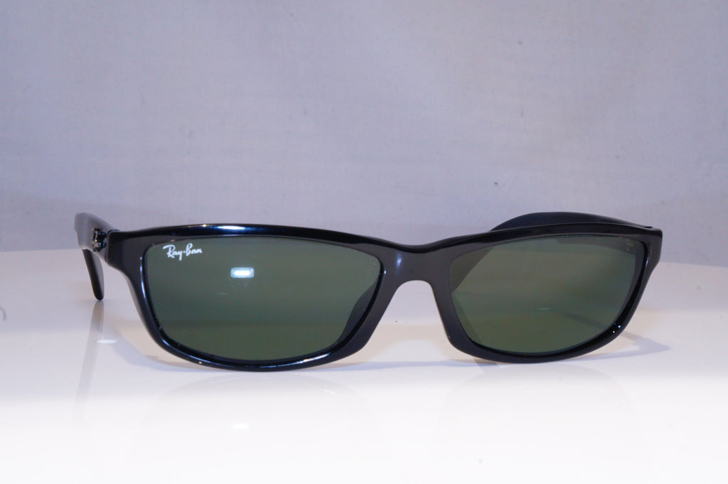 RAY-BAN Mens Vintage 1990 Designer Sunglasses Black Rectangle RB 2117 901 19292