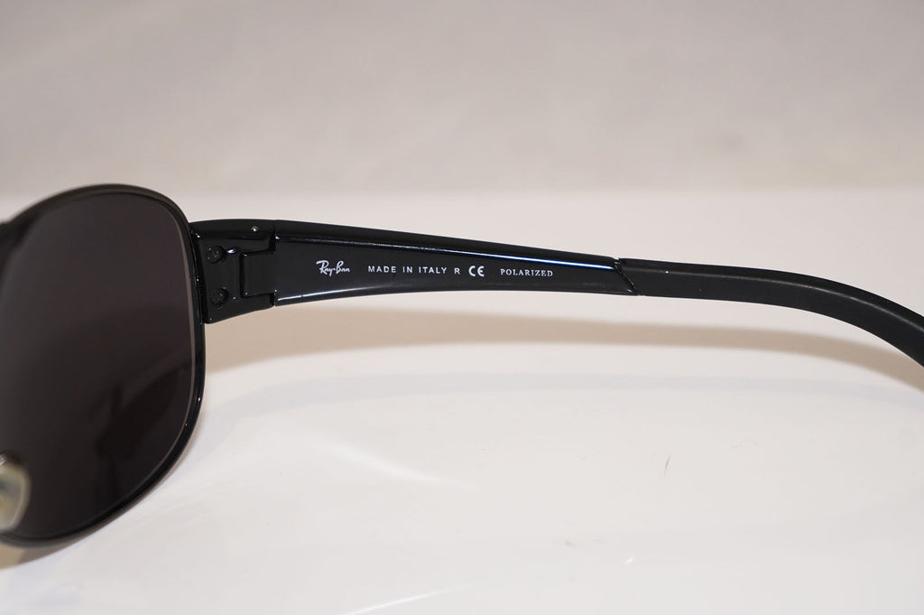 RAY-BAN Mens Designer Sunglasses Black Aviator RB 3467 004 82 14544