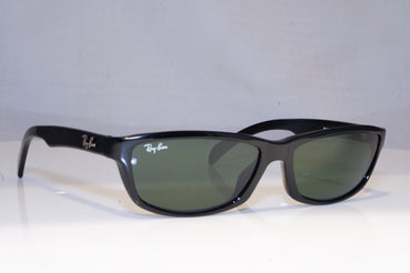 RAY-BAN Mens Vintage 1990 Designer Sunglasses Black Rectangle RB 2117 901 19292
