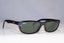 RAY-BAN Mens Vintage 1990 Designer Sunglasses Black Rectangle RB 2117 901 19292