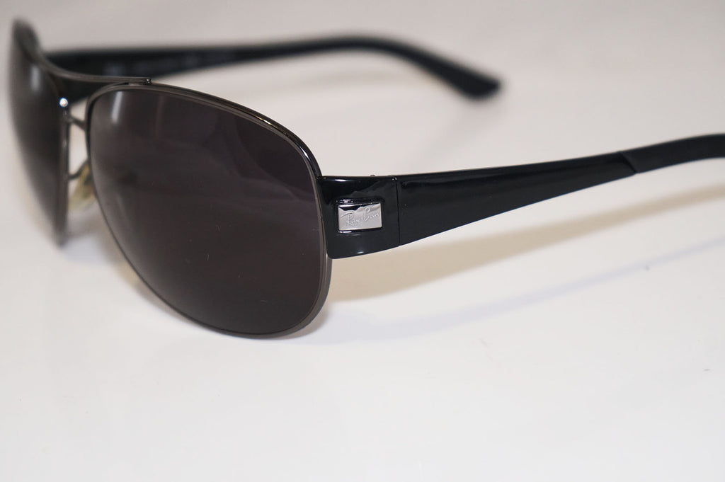 RAY-BAN Mens Designer Sunglasses Black Aviator RB 3467 004 82 14544