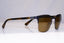 PRADA Mens Polarized Designer Sunglasses Brown Clubmaster SSPR 61S U6C-5Y1 17985