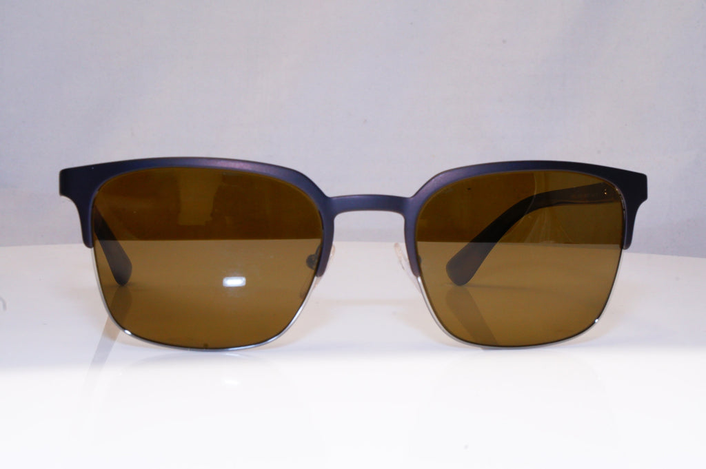 PRADA Mens Polarized Designer Sunglasses Brown Clubmaster SSPR 61S U6C-5Y1 17985