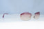 CHANEL Womens Vintage Designer Sunglasses Silver Rectangle 4002 124/58 19306