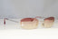 CHANEL Womens Vintage Designer Sunglasses Silver Rectangle 4002 124/58 19306