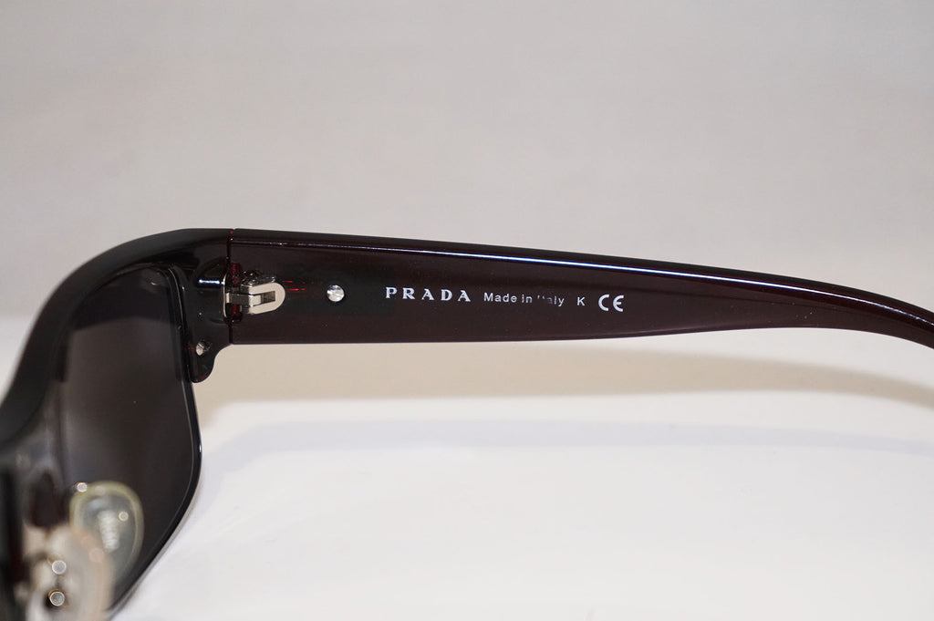 PRADA Mens Designer Sunglasses Burgundy Rectangle SPR 11M 0AG-3M1 11262