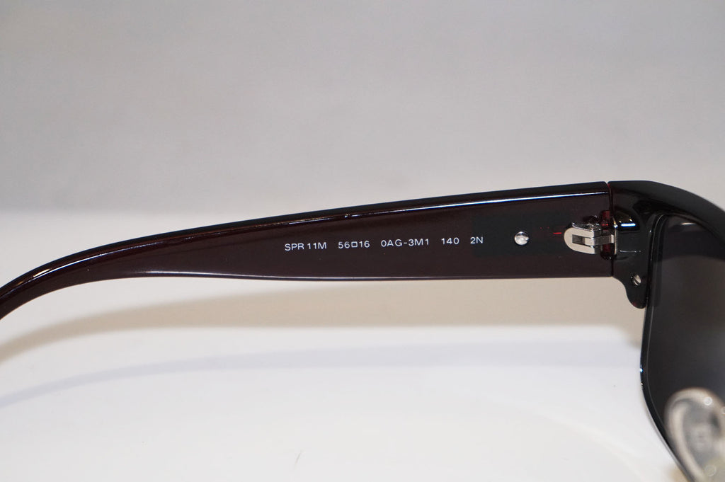 PRADA Mens Designer Sunglasses Burgundy Rectangle SPR 11M 0AG-3M1 11262