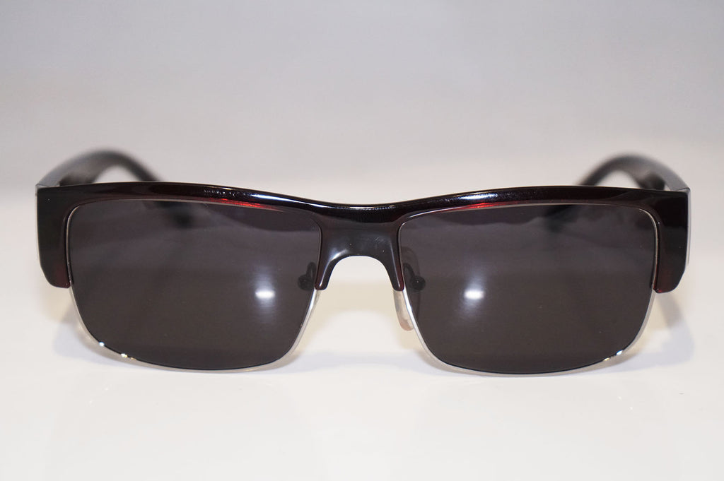 PRADA Mens Designer Sunglasses Burgundy Rectangle SPR 11M 0AG-3M1 11262
