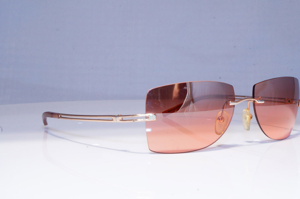 GIVENCHY Womens 2Designer Sunglasses Gold Rectangle SGV 003 A39 18953