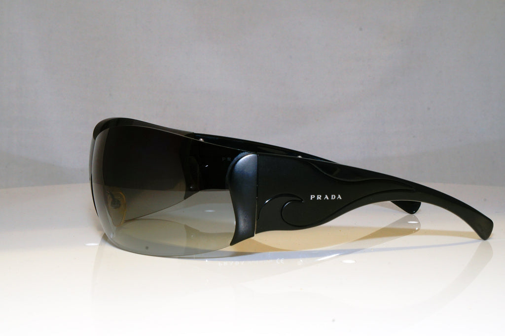 PRADA Womens Boxed Designer Sunglasses Black Shield SPR 58F 1B0-5D1 17095