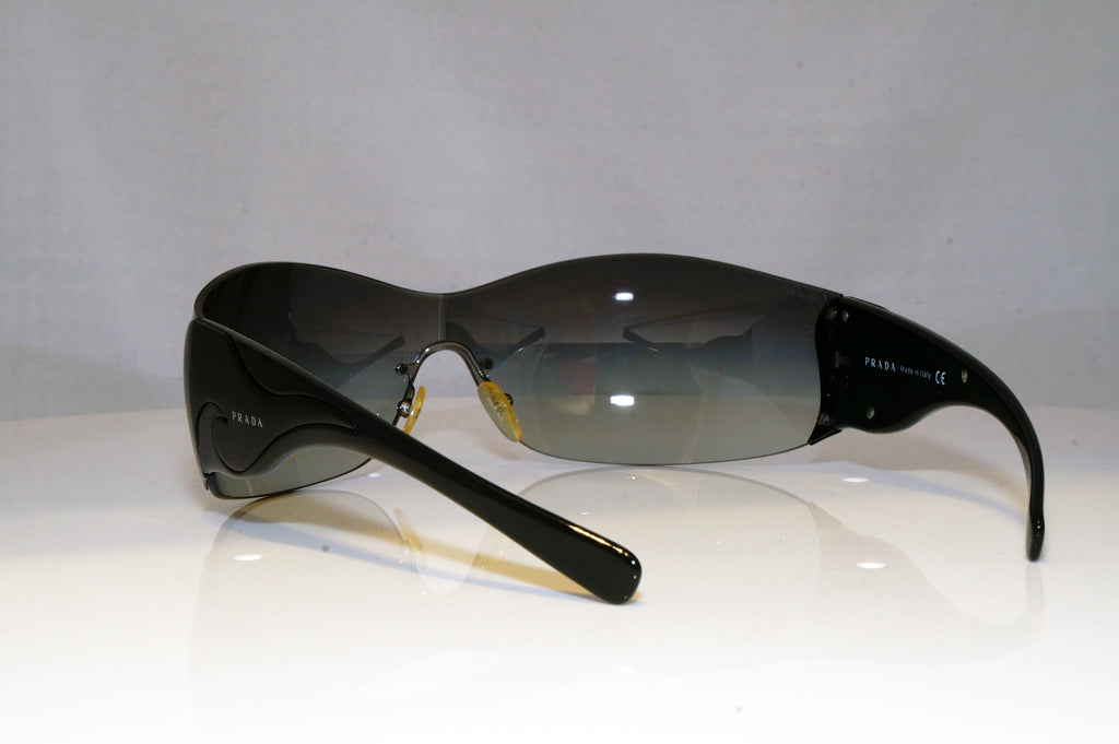 PRADA Womens Boxed Designer Sunglasses Black Shield SPR 58F 1B0-5D1 17095