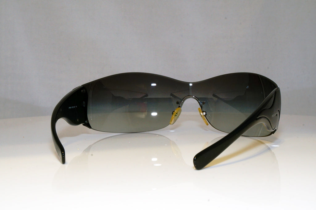 PRADA Womens Boxed Designer Sunglasses Black Shield SPR 58F 1B0-5D1 17095