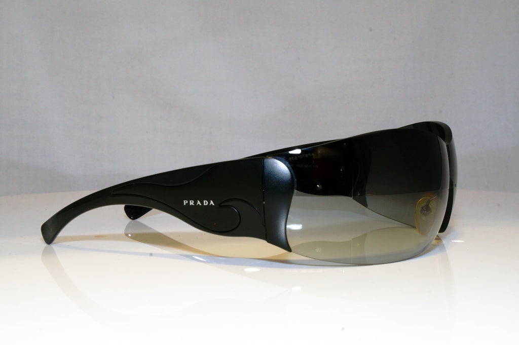 PRADA Womens Boxed Designer Sunglasses Black Shield SPR 58F 1B0-5D1 17095