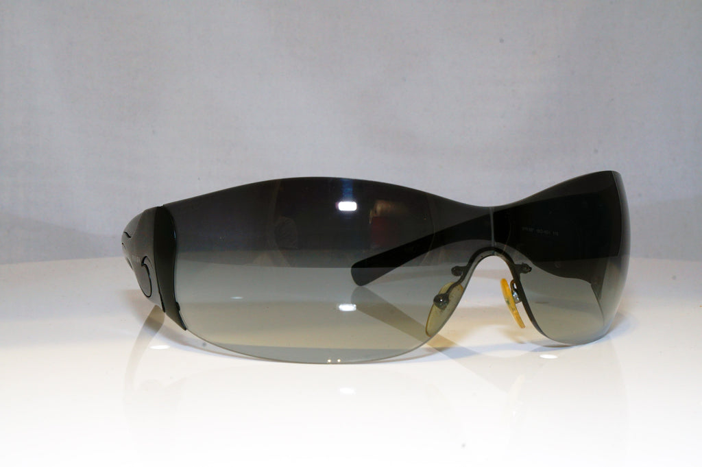 PRADA Womens Boxed Designer Sunglasses Black Shield SPR 58F 1B0-5D1 17095