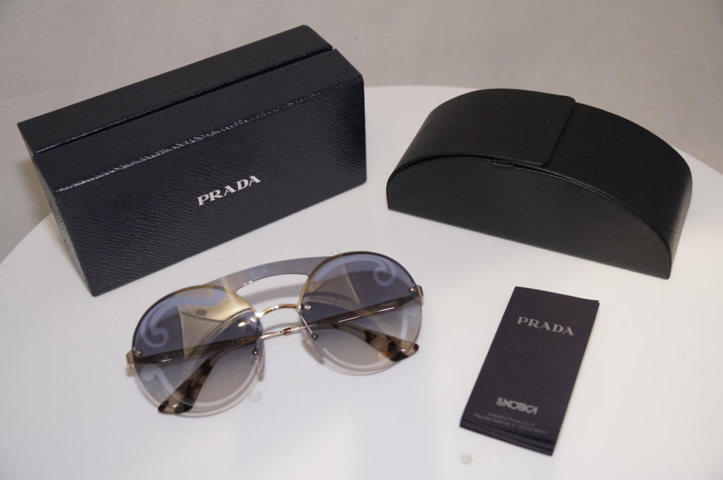 PRADA Womens Baroque Swirl Boxed Designer Sunglasses Gold  SPR 65T ZVN-0DO 20361