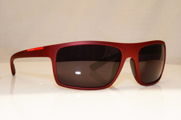PRADA Mens Designer Sunglasses Red Wrap SPS 02Q UAV-9Q1 18061
