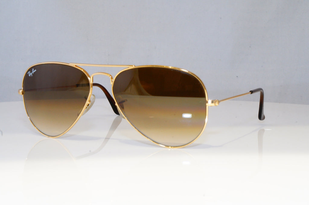 RAY-BAN Mens Designer Sunglasses Gold Pilot RB 3025 001/61 19287