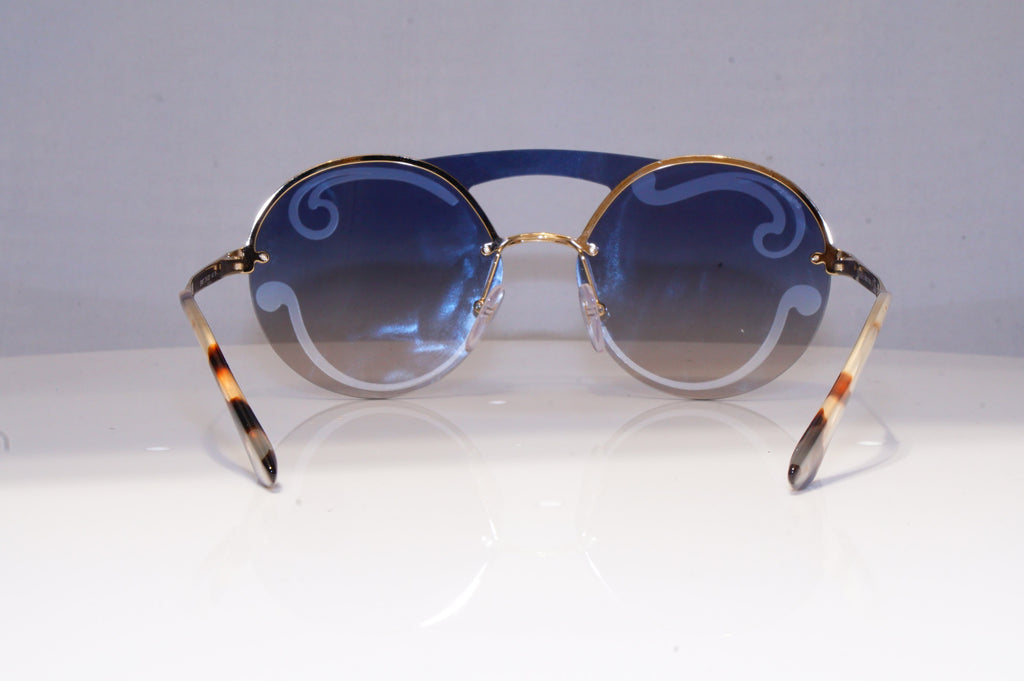 PRADA Womens Baroque Swirl Boxed Designer Sunglasses Gold  SPR 65T ZVN-0DO 20361