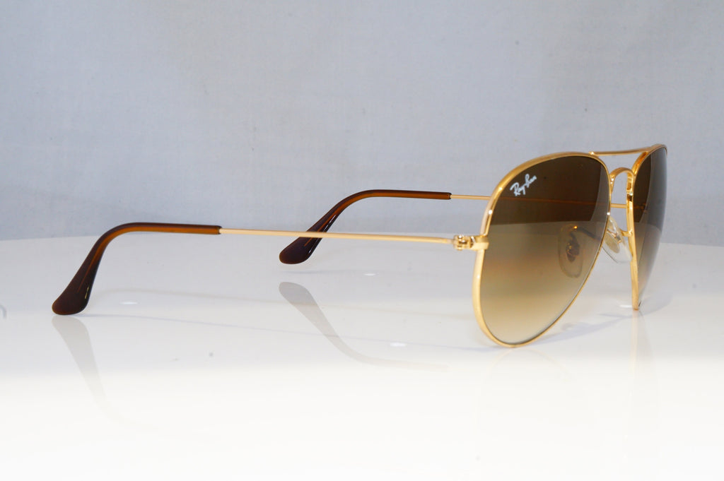 RAY-BAN Mens Designer Sunglasses Gold Pilot RB 3025 001/61 19287