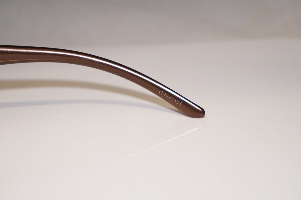GUCCI Vintage Mens Unisex Designer Sunglasses Brown Rectangle GG 2550 NH4 15469