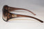 GUCCI Vintage Mens Unisex Designer Sunglasses Brown Rectangle GG 2550 NH4 15469