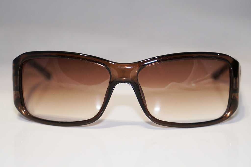 GUCCI Vintage Mens Unisex Designer Sunglasses Brown Rectangle GG 2550 NH4 15469