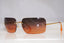 CHANEL Vintage Womens Designer Sunglasses Gold Square 4017 C125/78 15832