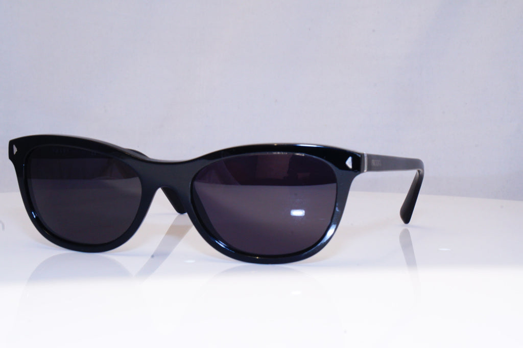 PRADA Womens Designer Sunglasses Black Cat Eye VPR 05R 1AB-101 17975