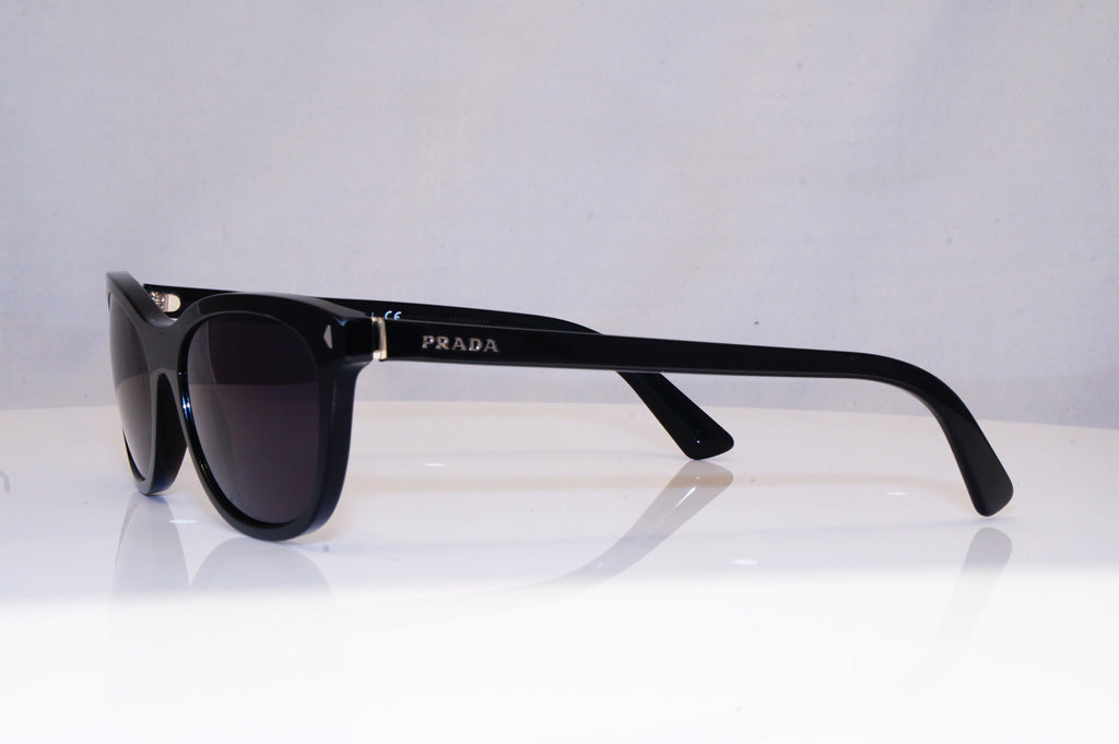 PRADA Womens Designer Sunglasses Black Cat Eye VPR 05R 1AB-101 17975