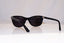 PRADA Womens Designer Sunglasses Black Cat Eye VPR 05R 1AB-101 17975
