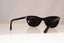 PRADA Womens Designer Sunglasses Black Cat Eye VPR 05R 1AB-101 17975