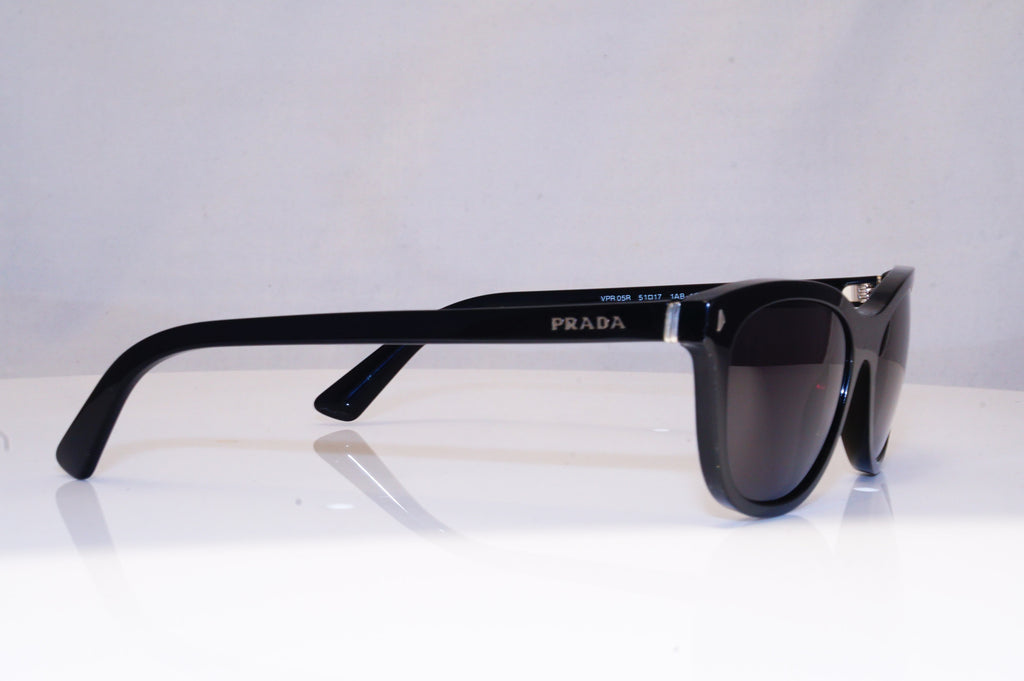 PRADA Womens Designer Sunglasses Black Cat Eye VPR 05R 1AB-101 17975