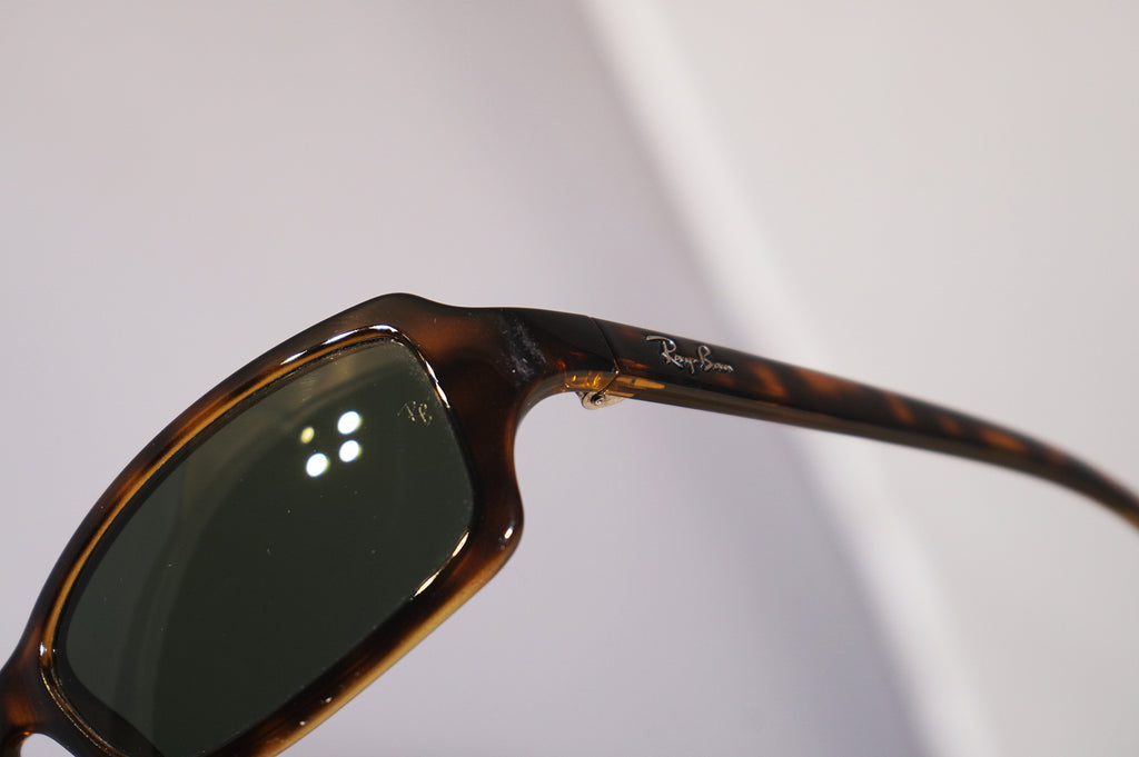 RAY-BAN Mens Unisex Designer Sunglasses Brown Rectangle RB 2130 902 15488