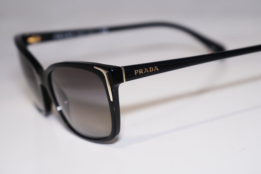 PRADA Womens Designer Sunglasses Black Cat Eye SPR 02O 1AB-3M1 15439