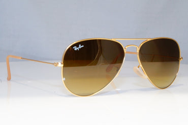 RAY-BAN Mens Designer Sunglasses Gold Pilot RB 3025 112/85 19278