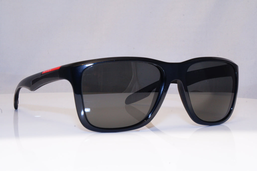 PRADA Mens Polarized Designer Sunglasses Black Square SPR 32O 1AB- 5Z1 18018