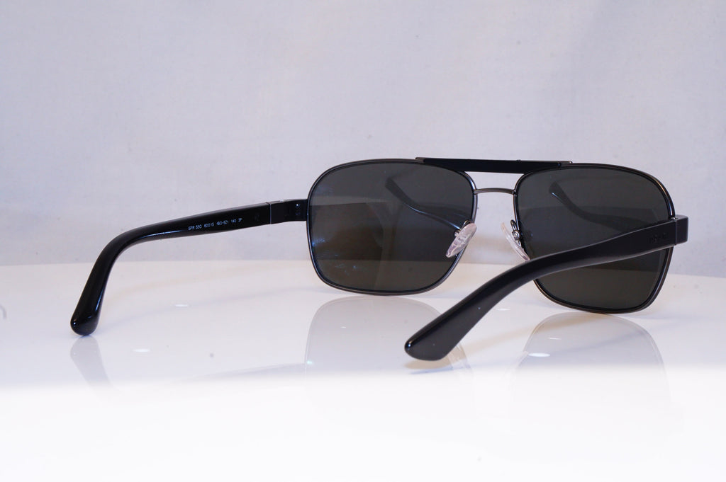 PRADA Mens Polarized Designer Sunglasses Black Square SPR 550 1BO-5Z1 17968