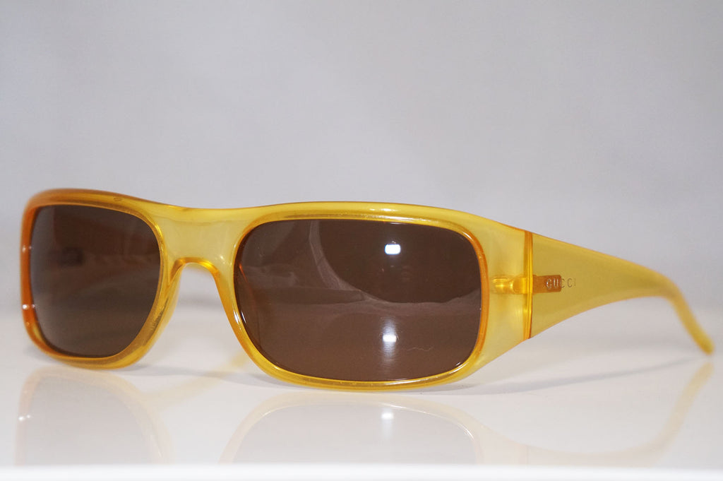 GUCCI 1990 Vintage Mens Designer Sunglasses Black Rectangle GG 2503 807 13707