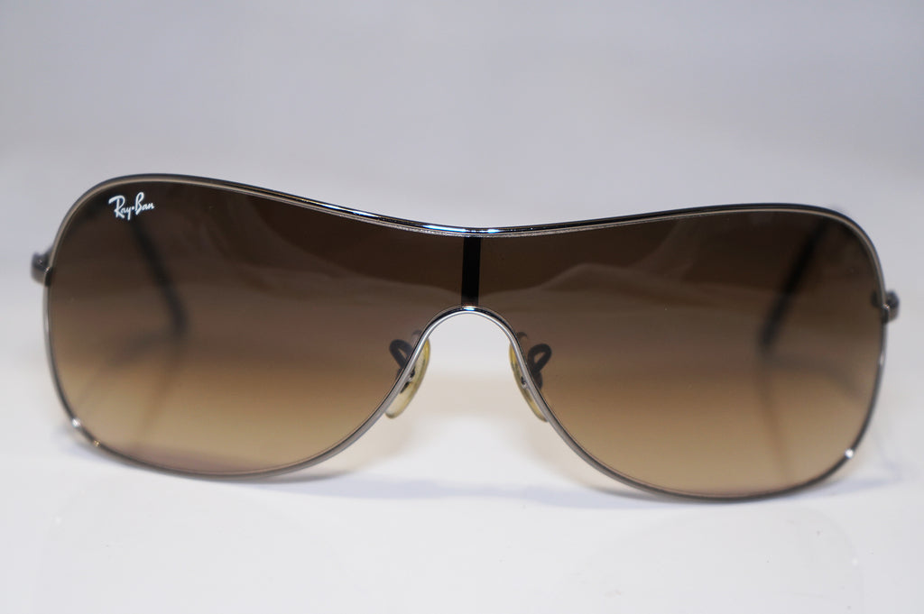 RAY-BAN Mens Designer Sunglasses Silver Shield RB 3211 004/13 15468
