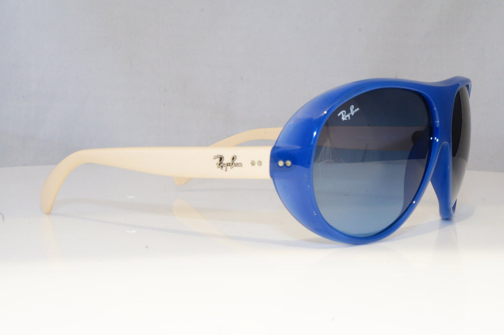 RAY-BAN Womens Designer Sunglasses Blue Oval RB 4112 725/8F 19261