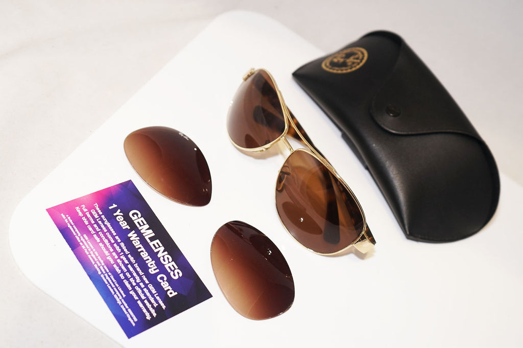 RAY-BAN Mens Designer Sunglasses Gold Aviator RB 3386 001 13 14103