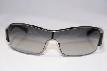 PRADA Mens Designer Sunglasses Black Shield SPS 52E 5AV-5D1 15828