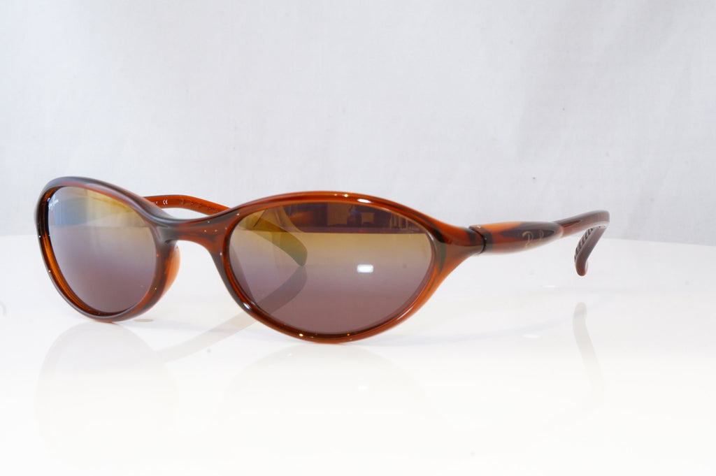 RAY-BAN Mens Designer Sunglasses Brown Wrap CUTTERS RB 2045 604/6E 19280