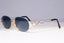 VERSACE Mens Womens Vintage Designer Sunglasses Silver Oval MEDUSA S32 26M 18943