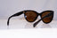 PRADA Womens Designer Sunglasses Brown Cat Eye SPR 05P 2AU-6S1 17954
