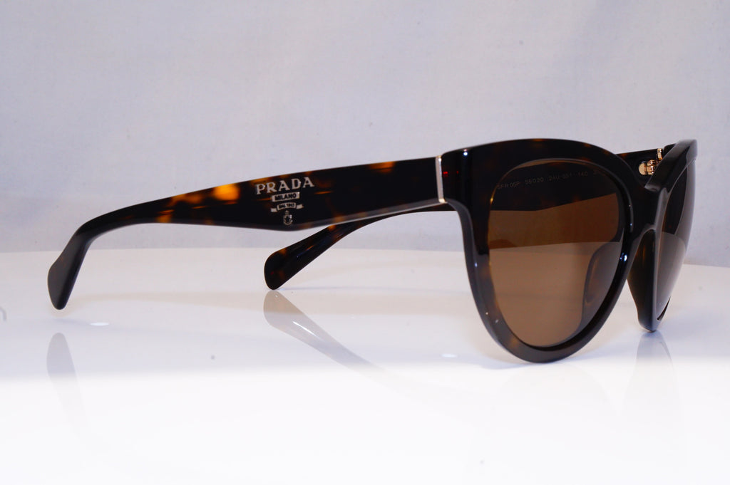 PRADA Womens Designer Sunglasses Brown Cat Eye SPR 05P 2AU-6S1 17954