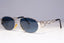 VERSACE Mens Womens Vintage Designer Sunglasses Silver Oval MEDUSA S32 26M 18943