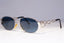 VERSACE Mens Womens Vintage Designer Sunglasses Silver Oval MEDUSA S32 26M 18943